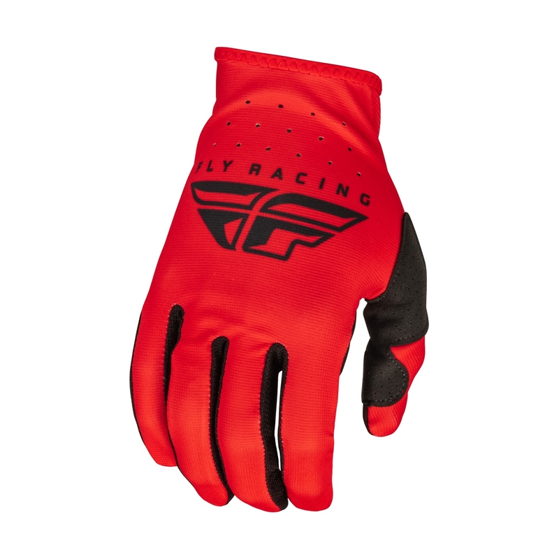 Mănuși de motocros FLY Racing Lite 2023 roșu și negru