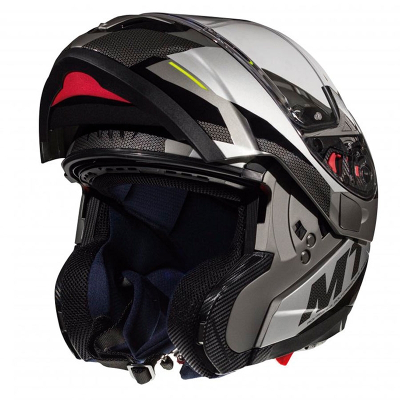 Cască de motociclist MT Atom SV TRANSCEND E2 gri - Grad II