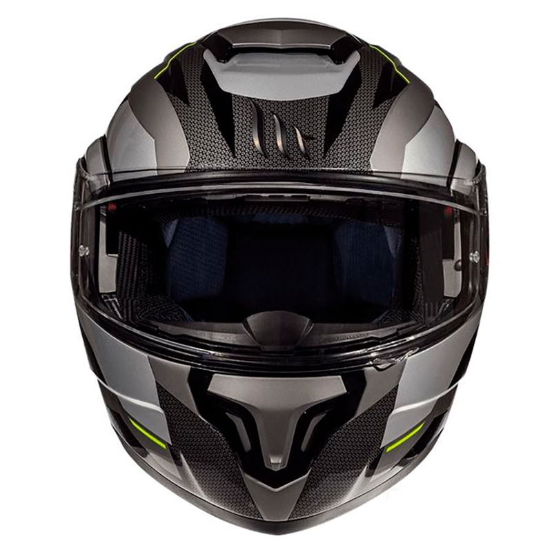 Cască de motociclist MT Atom SV TRANSCEND E2 gri - Grad II