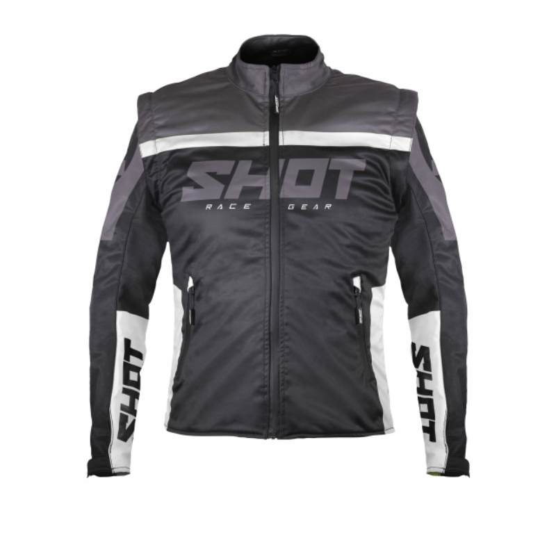 Jachetă Softshell Shot Softshell Lite 2.0 negru și alb lichidare