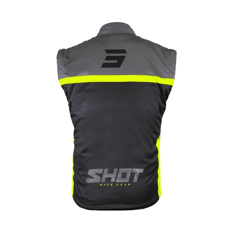 Vesta Softshell Shot Bodywarmer Lite 2.0 negru-galben-fluo lichidare