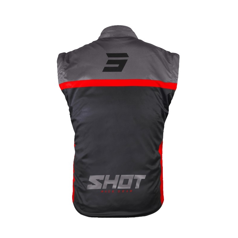 Vesta Softshell Shot Bodywarmer Lite 2.0 negru-roșu