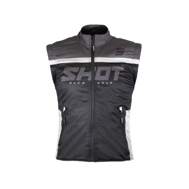Vesta Softshell Shot Bodywarmer Lite 2.0 negru și alb lichidare