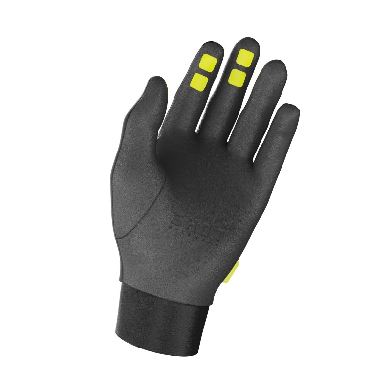 Mănuși de motocros Shot Climatic 3.0 negru-fluo galben