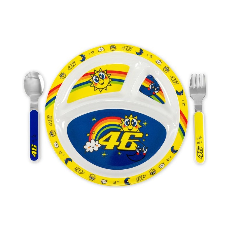Set de masă pentru copii VR46 Valentino Rossi Sun and Moon