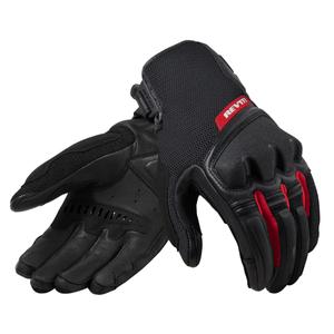 Mănuși de motocicletă Revit Duty roșu și negru