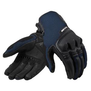 Mănuși de motocicletă Revit Duty negru și albastru