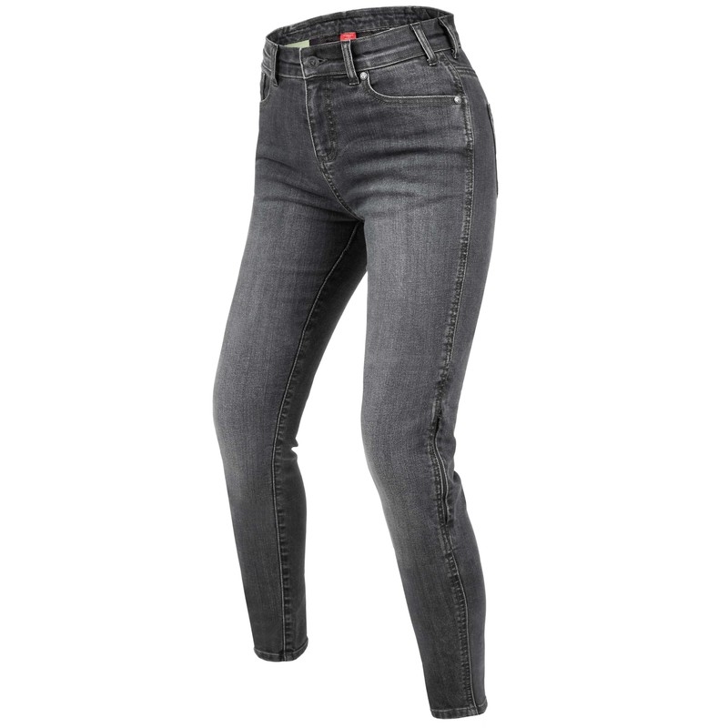 Blugi de motocicletă Rebelhorn Classic III SF Grey pentru femei lichidare