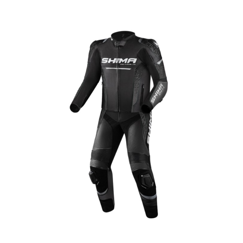 Costum moto Shima STR 2.0 negru-gri