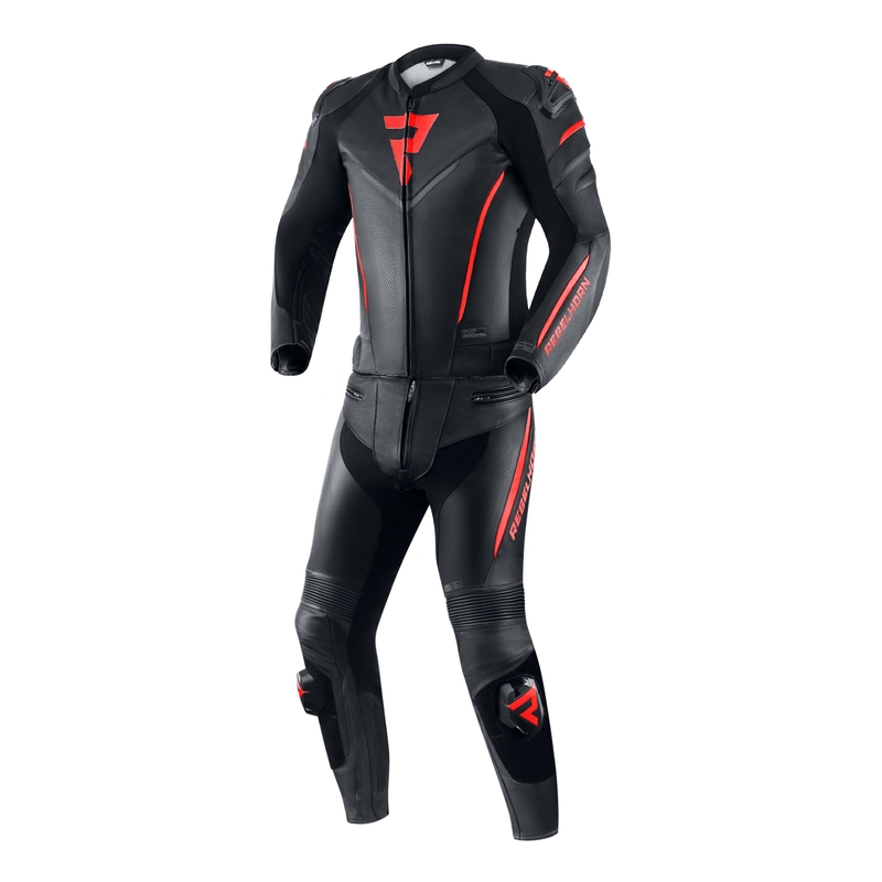 Costum moto Rebelhorn Fighter negru-rosu lichidare