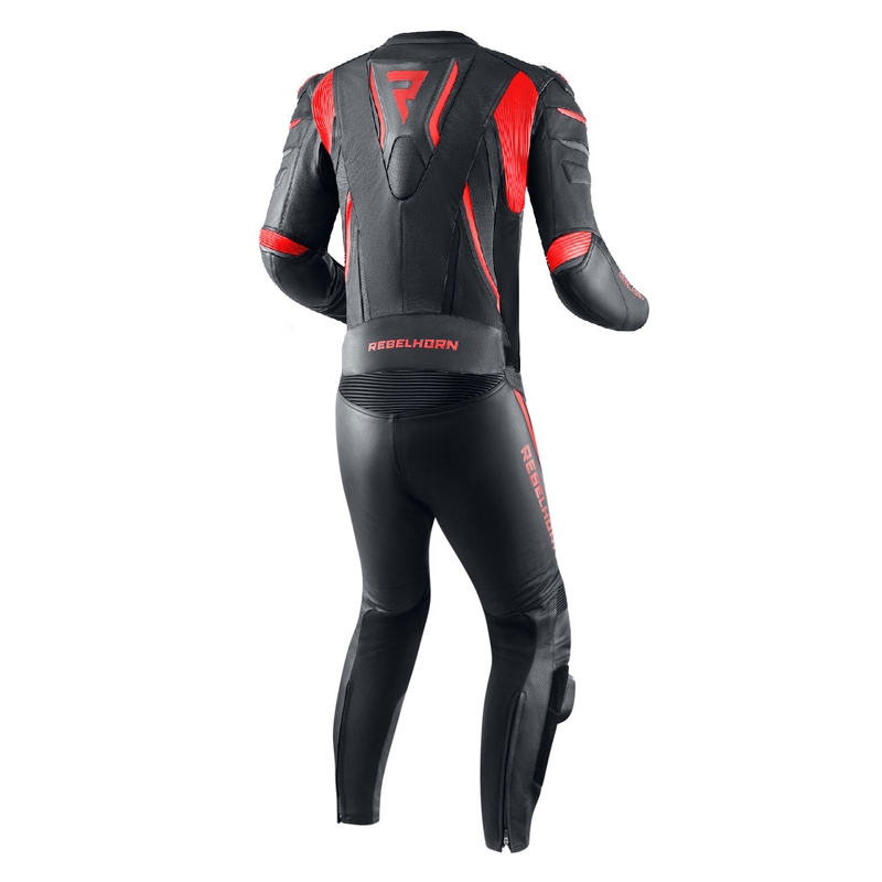 Costum moto Rebelhorn Fighter negru-rosu lichidare