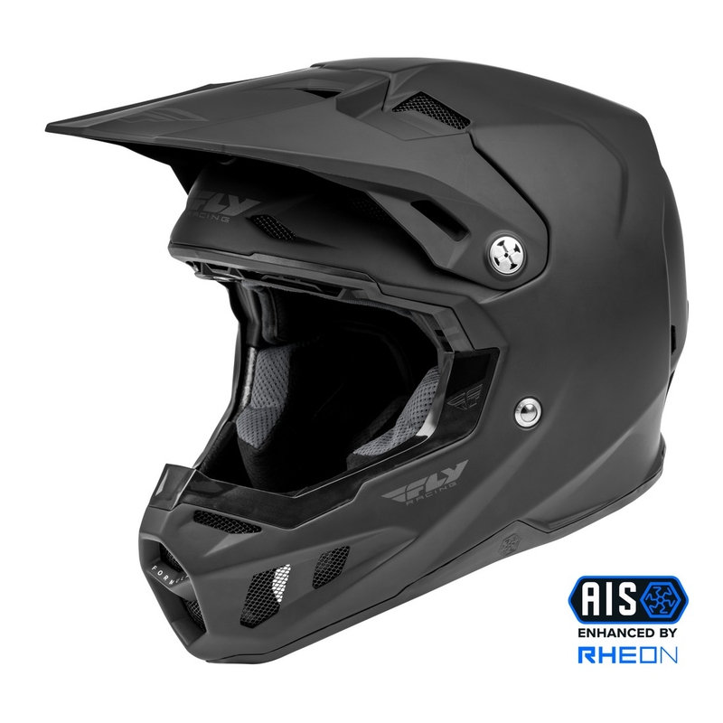 Cască de motocross FLY Racing Formula Solid negru mat