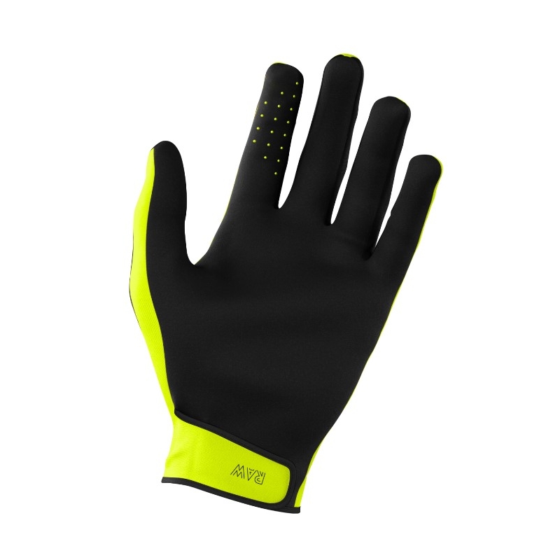 Mănuși de motocross pentru copii Shot Raw Kid galben fluo lichidare