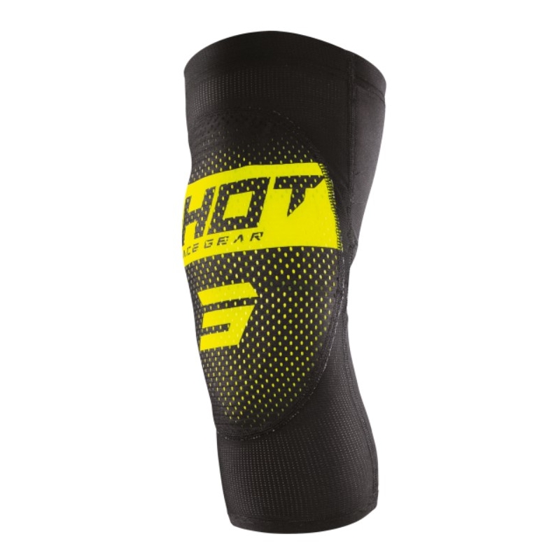 Shot Airlight Knee Pads Negru-Fluo Yellow
