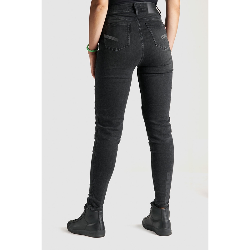 Blugi moto de damă PANDO MOTO Kusari Kusari Cor 01 negru lichidare