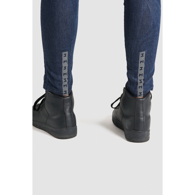 Blugi moto pentru femei PANDO MOTO Kusari Cor 02 albastru lichidare