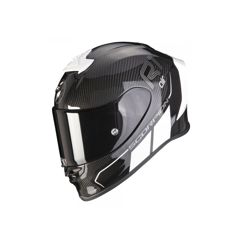 Cască integrală Scorpion EXO-R1 Carbon Air Corpus II negru și alb - II. calitate