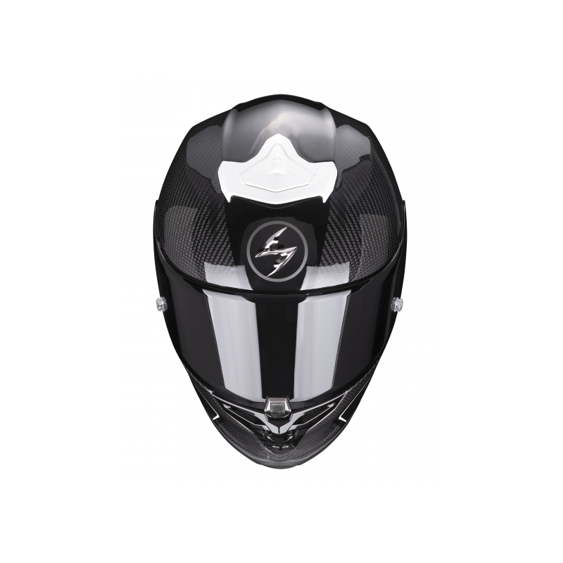 Cască integrală Scorpion EXO-R1 Carbon Air Corpus II negru și alb - II. calitate