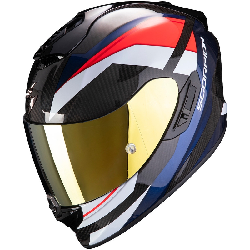 Cască integrală Scorpion EXO-1400 Carbon Air Legione negru-roșu-albastru - calitate II