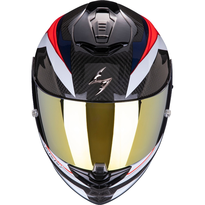 Cască integrală Scorpion EXO-1400 Carbon Air Legione negru-roșu-albastru - calitate II