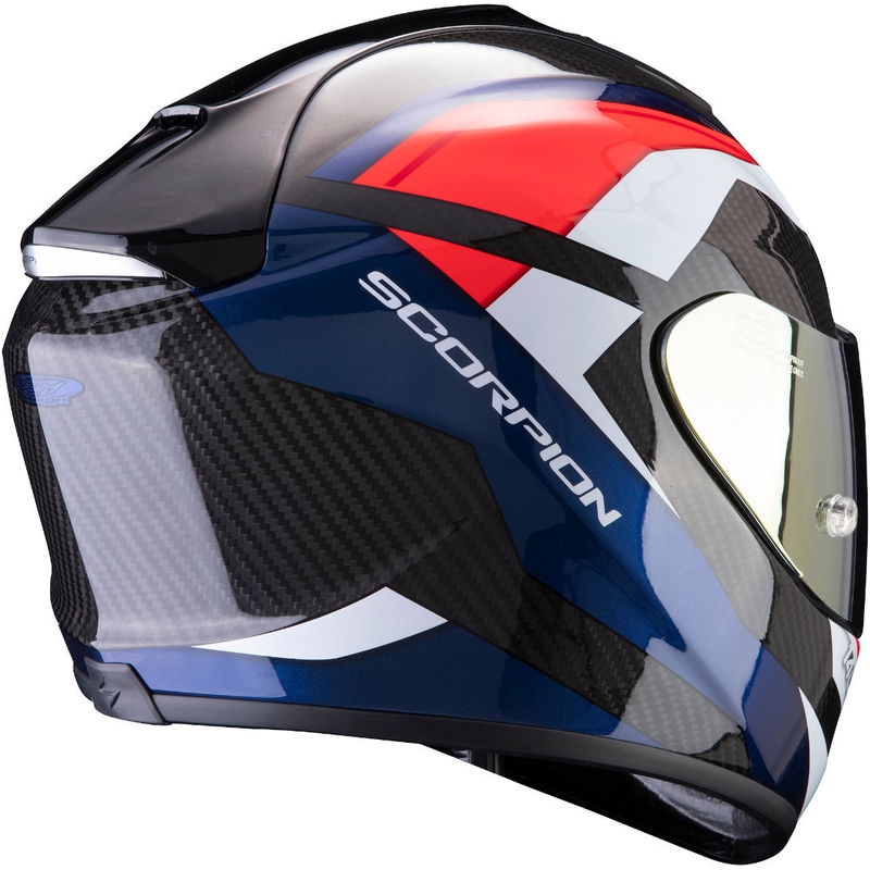 Cască integrală Scorpion EXO-1400 Carbon Air Legione negru-roșu-albastru - calitate II
