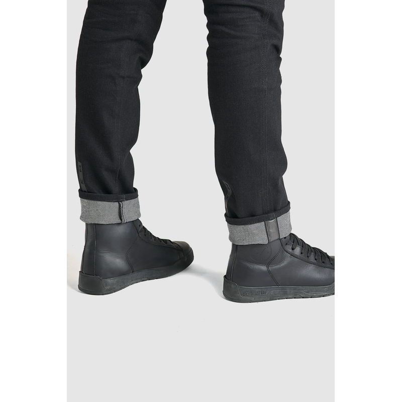 Blugi de damă PANDO MOTO Kissaki Arm negru pentru motociclete PANDO MOTO Kissaki Arm Black lichidare
