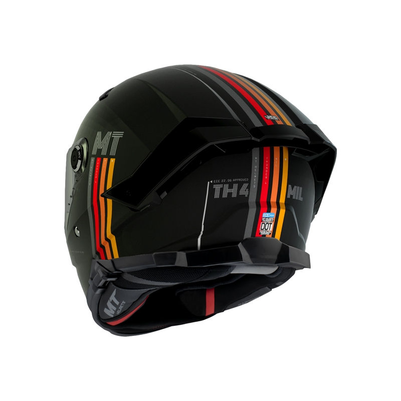 MT Thunder 4 SV Mil A11 cască de motocicletă integrală negru mat lichidare