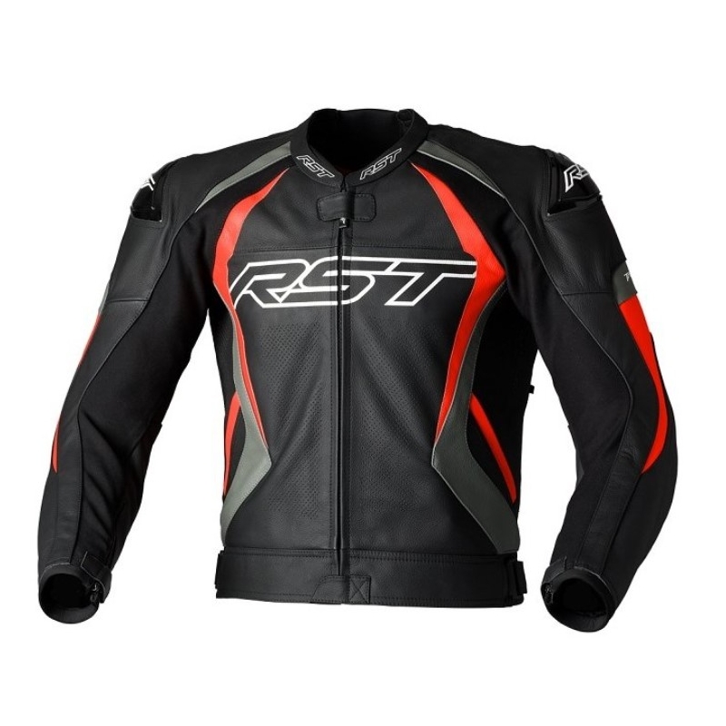 Jachetă pentru motociclete RST Tractech Evo 4 CE negru-gri-roșu lichidare