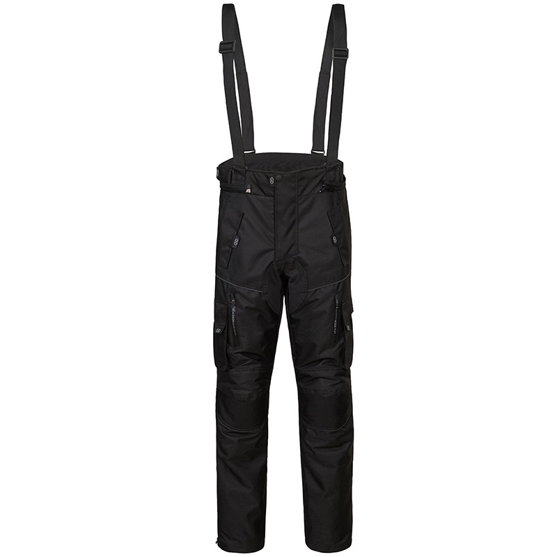 Pantaloni de motocicletă 4SQUARE Discovery negru - calitate II