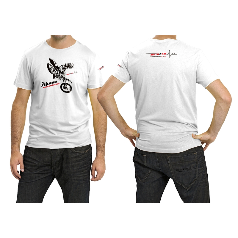 Tricou MotoZem žijeme motorkama cross - II. calitate