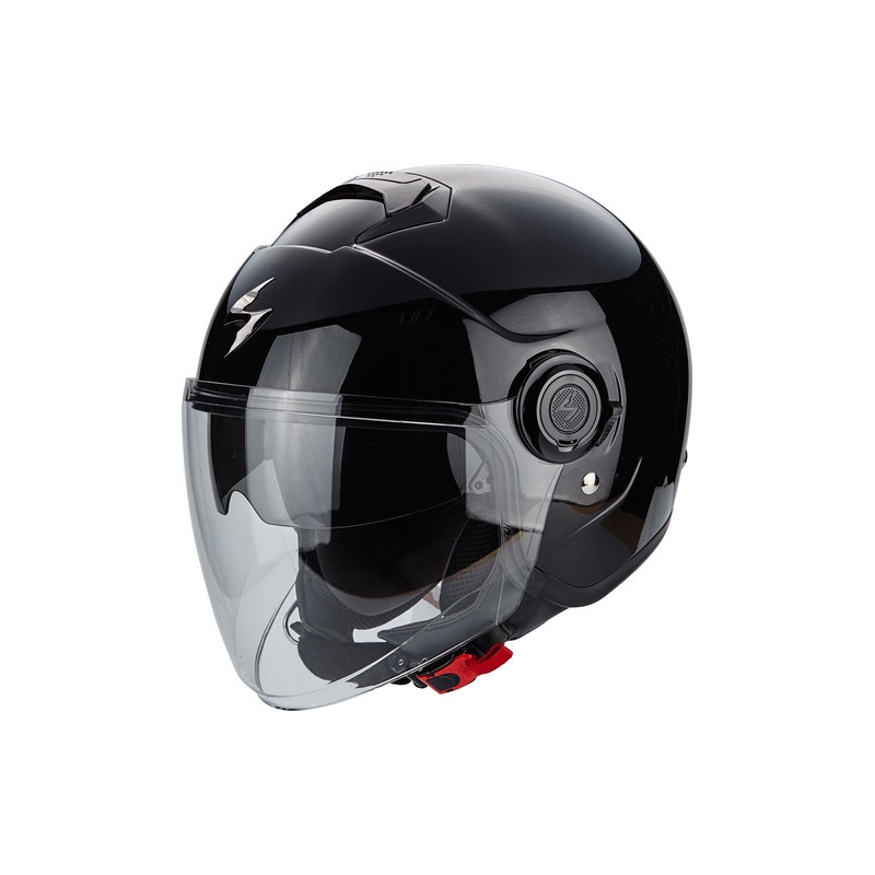 Cască deschisă Scorpion EXO-CITY Negru solid lucios - II. calitate