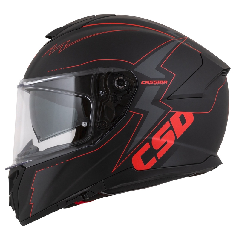 Cască de motocicletă Cassida Integral GT 2.1 Flash Black-Red-Grey