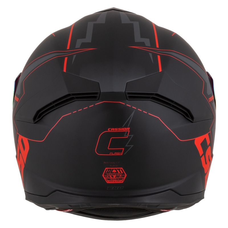 Cască de motocicletă Cassida Integral GT 2.1 Flash Black-Red-Grey