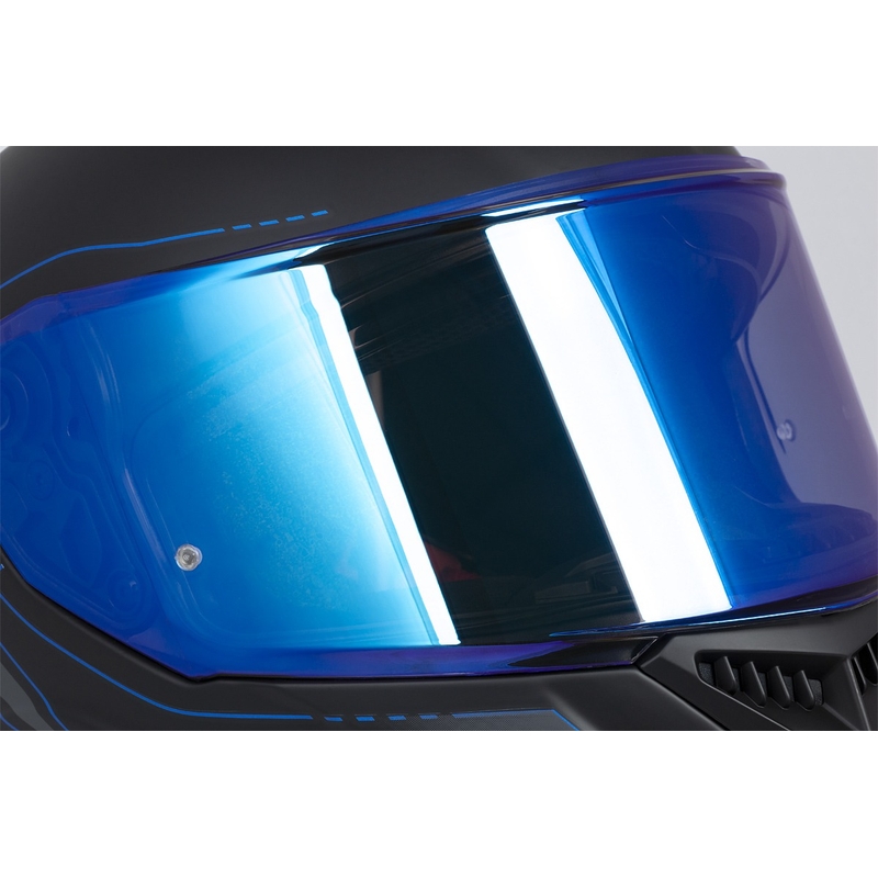 Cască de motocicletă Integral Cassida Integral GT 2.1 Flash negru-albastru-gri