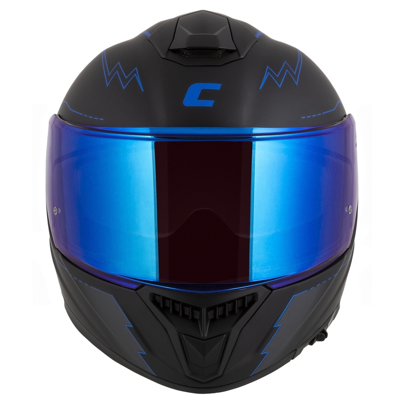 Cască de motocicletă Integral Cassida Integral GT 2.1 Flash negru-albastru-gri