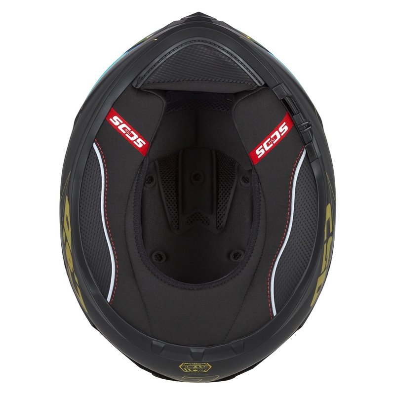 Cască de motociclist Cassida Integral GT 2.1 Flash negru-auriu-gri