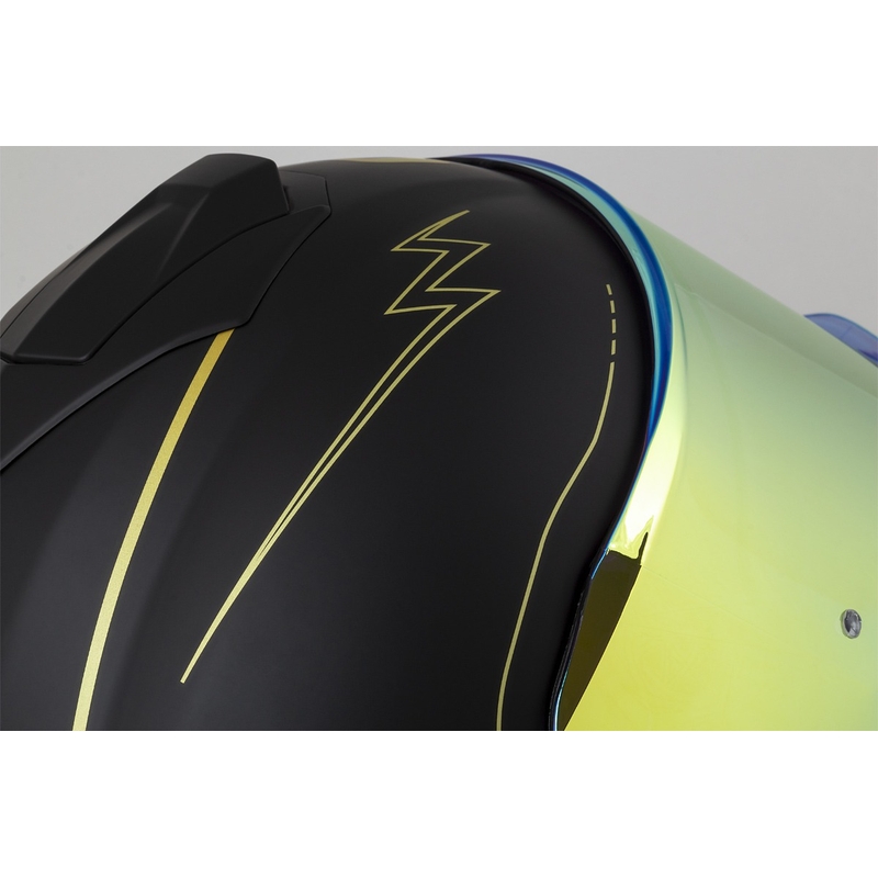 Cască de motociclist Cassida Integral GT 2.1 Flash negru-auriu-gri