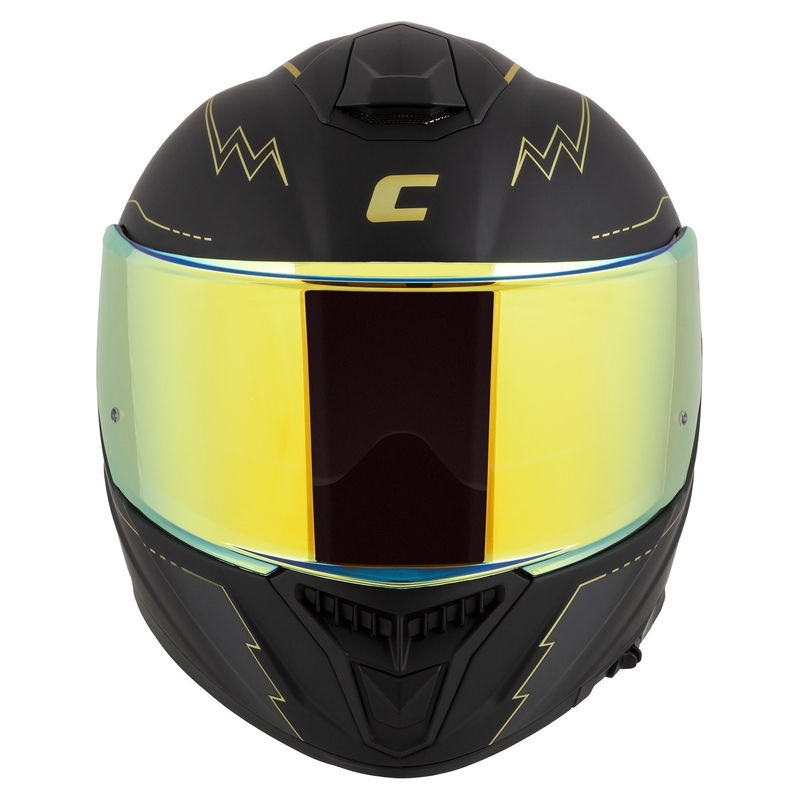 Cască de motociclist Cassida Integral GT 2.1 Flash negru-auriu-gri