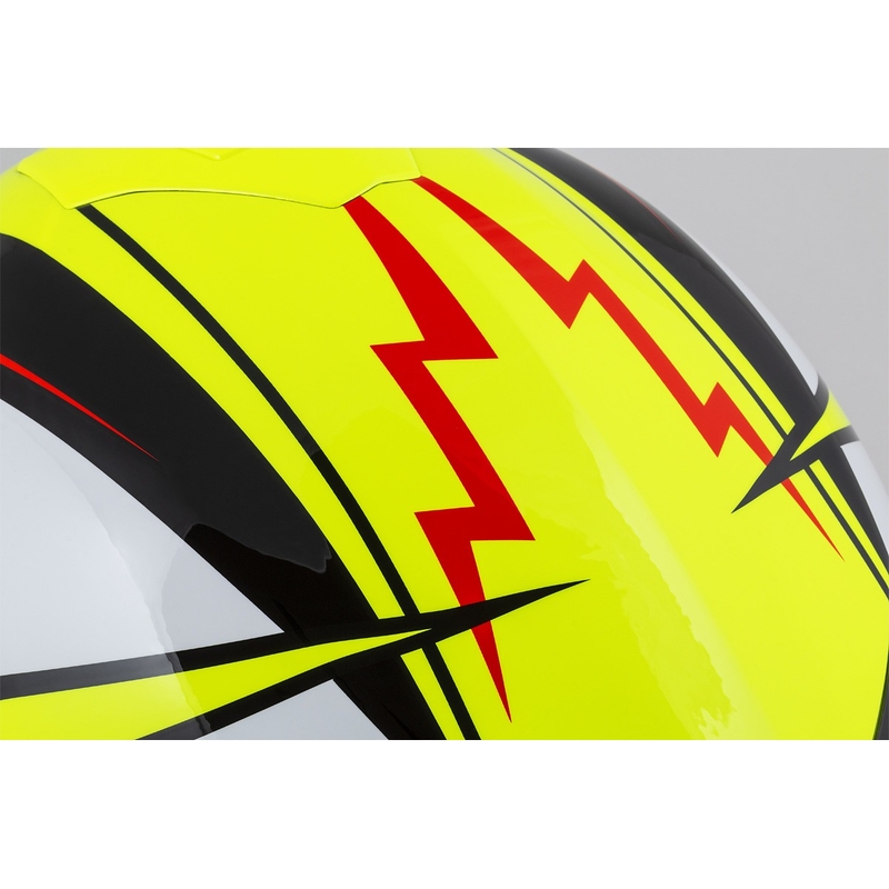 Cască de motocicletă Integral Cassida Integral GT 2.1 Flash fluo galben-roșu-negru-alb