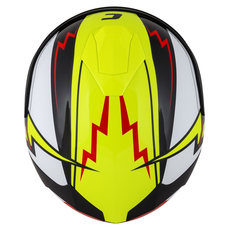 Cască de motocicletă Integral Cassida Integral GT 2.1 Flash fluo galben-roșu-negru-alb
