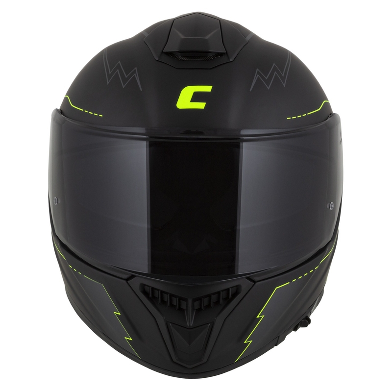 Cască de motocicletă Integral Cassida Integral GT 2.1 Flash negru-galben-fluo-gri