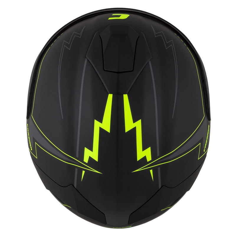 Cască de motocicletă Integral Cassida Integral GT 2.1 Flash negru-galben-fluo-gri