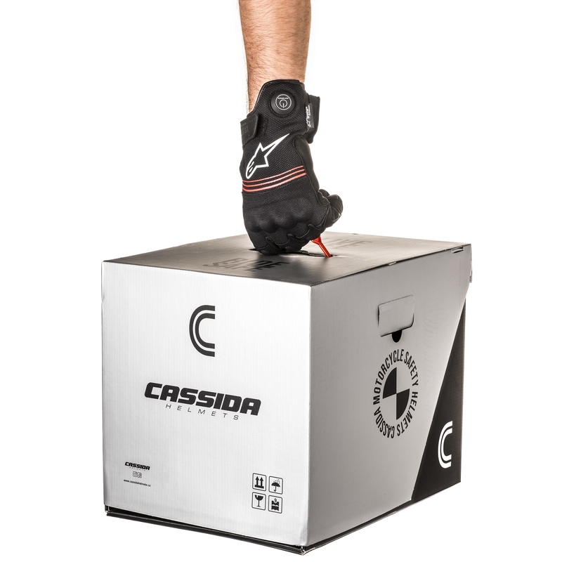 Cască de motocicletă Integral Cassida Integral GT 2.1 Flash negru-galben-fluo-gri