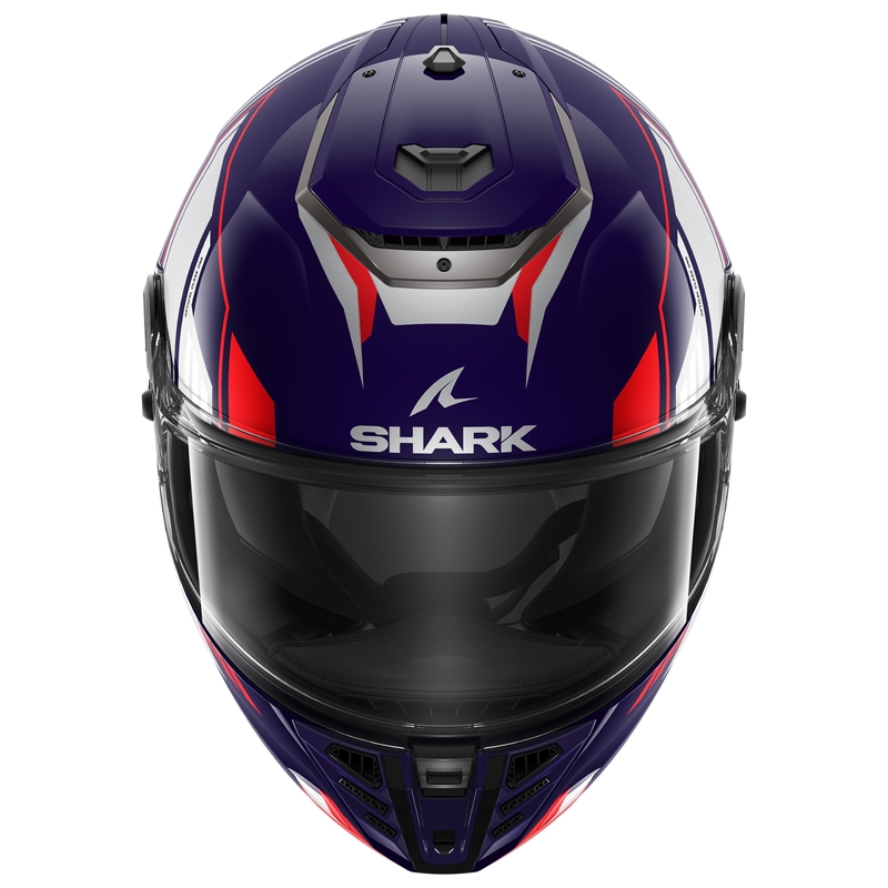 Cască integrală pentru motociclete SHARK SPARTAN RS Byhron albastru-roșu-gri