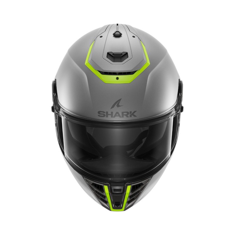 Cască integrală pentru motociclete SHARK SPARTAN RS Blank SP gri-galben-fluo