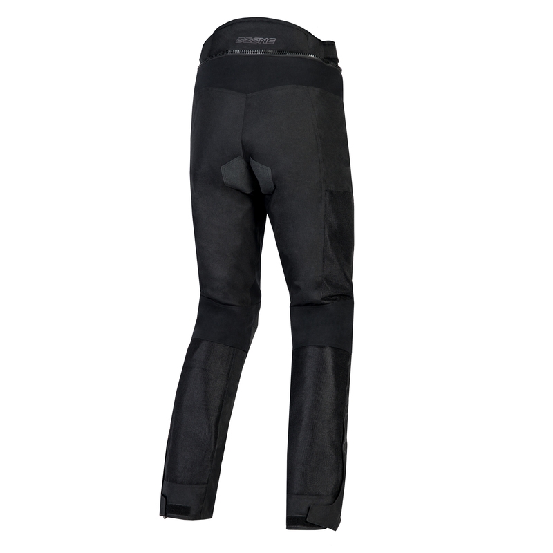 Pantaloni de motocicletă Ozone Flow Black pentru femei lichidare