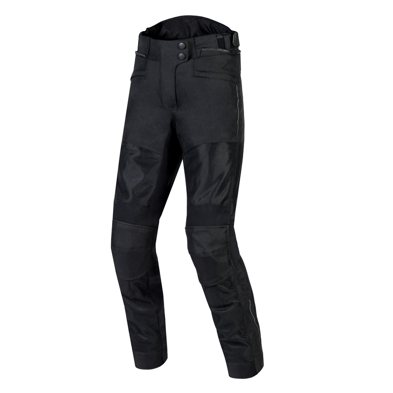 Pantaloni de motocicletă Ozone Flow Black pentru femei lichidare