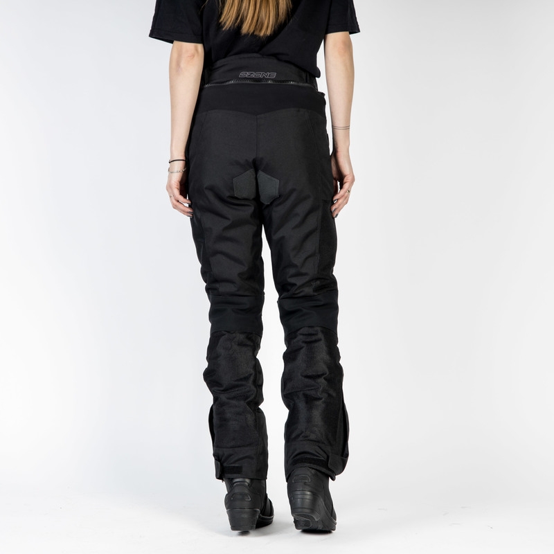 Pantaloni de motocicletă Ozone Flow Black pentru femei lichidare