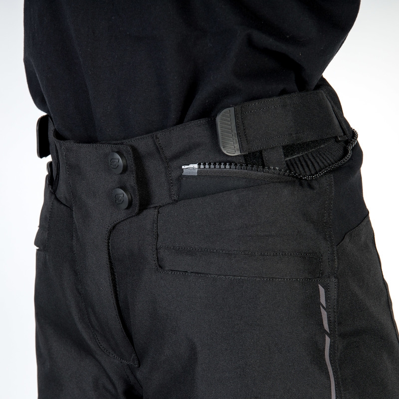 Pantaloni de motocicletă Ozone Flow Black pentru femei lichidare