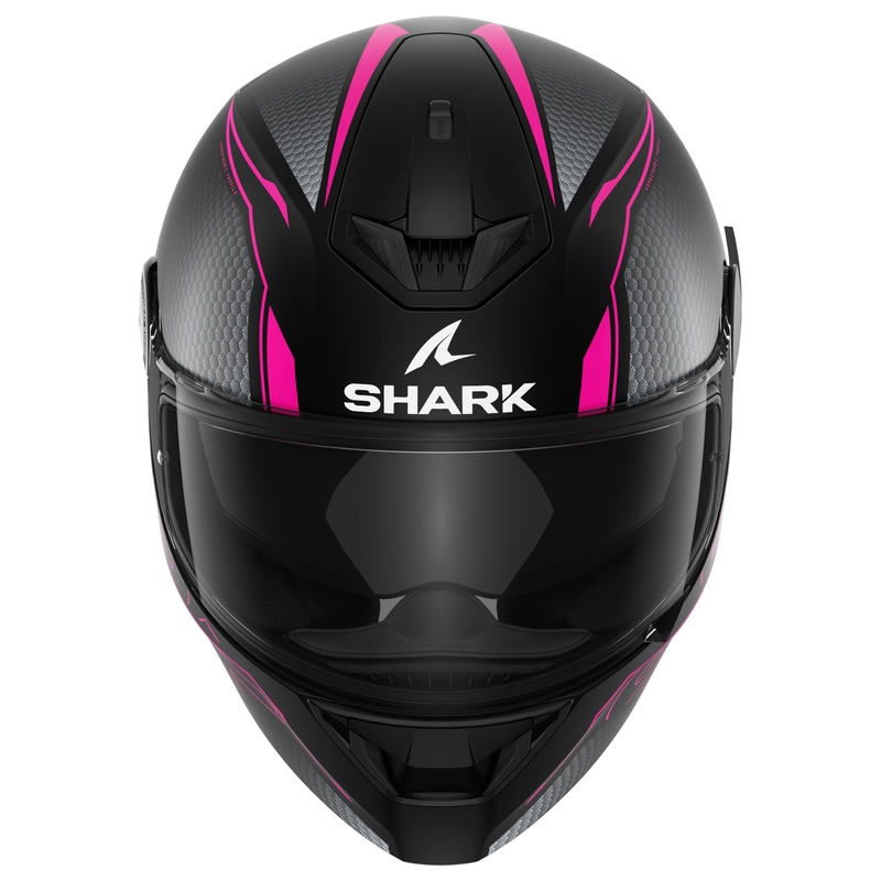 Cască integrală pentru motociclete SHARK D-SKWAL 2 Cadium negru-roz